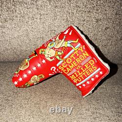 Titleist Scotty Cameron cinco de Mayo Putter Headcover Red White Golf 1pc
