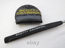 Used LH Titleist Scotty Cameron Phantom X 7.5 Slant Neck 35 Putter + Headcover