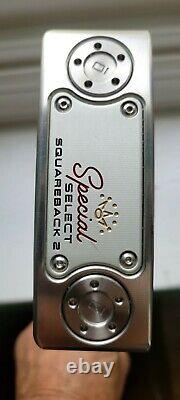 Used RH Titleist Scotty Cameron Select Squareback 2 35 Putter Steel Golf Club